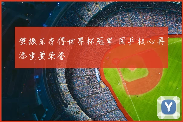 樊振东夺得世界杯冠军 国乒核心再添重要荣誉