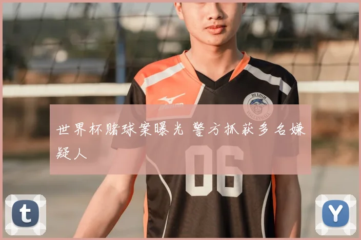 世界杯赌球案曝光 警方抓获多名嫌疑人