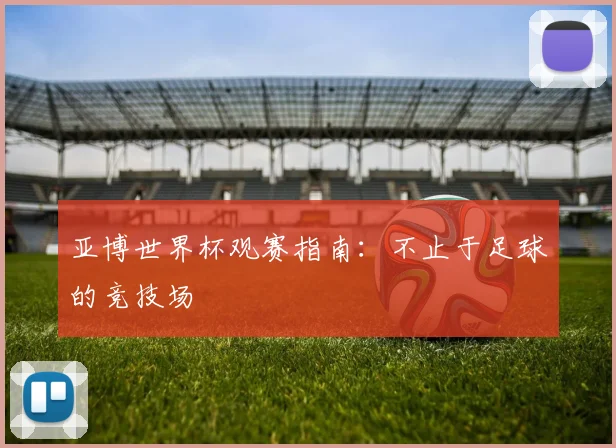 亚博世界杯观赛指南：不止于足球的竞技场